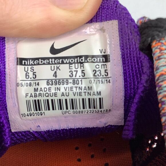 Nike Free Flyknit Chukka QS Pr 'World Cup' Women’s Size 6.5 639699-801 - Picture 9 of 9